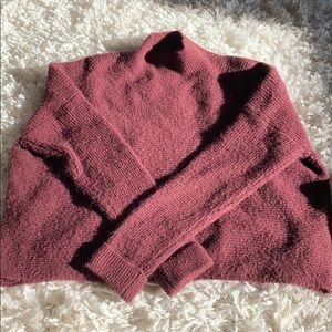 High neck sweater